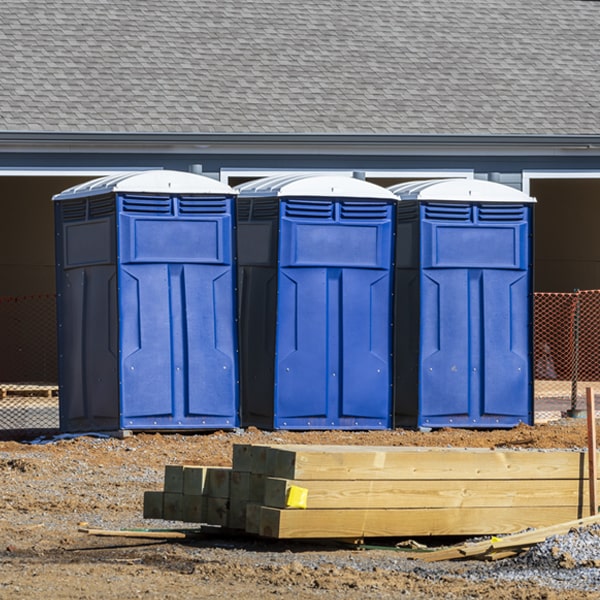 can i customize the exterior of the portable toilets with my event logo or branding in Melrose Park NY